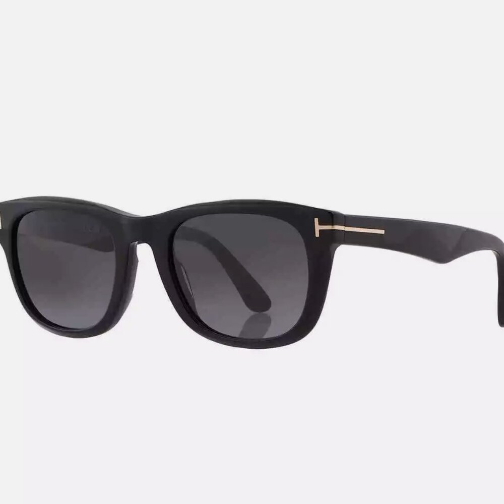 Tom Ford Smoke Gradient Square Unisex Sunglasses NEW